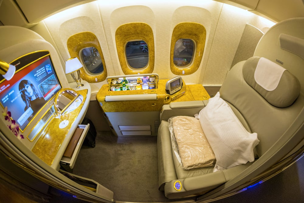 first class flight luxury travel