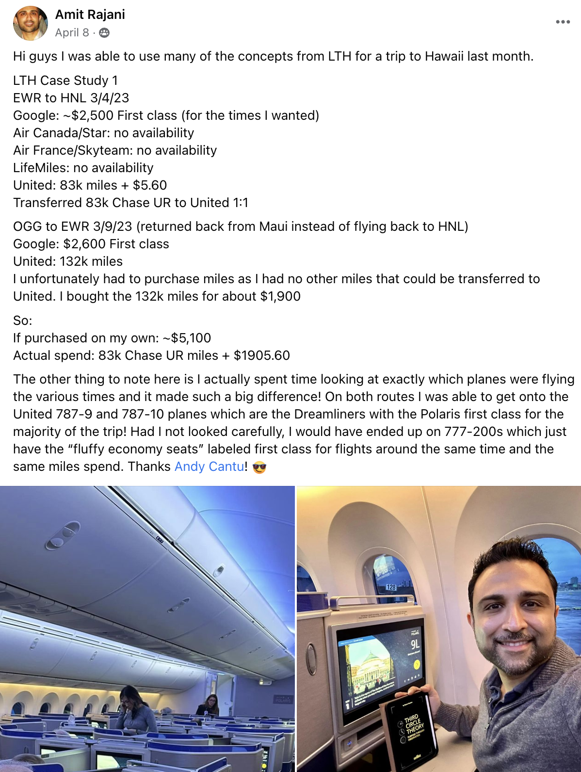 Amit - Hawaii Biz Class CS
