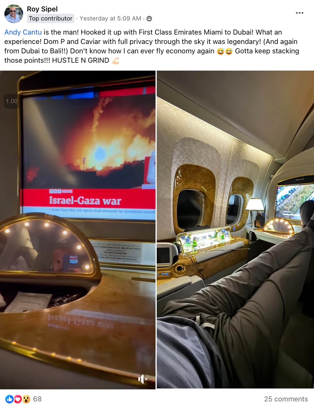 Roy - Dubai First Class